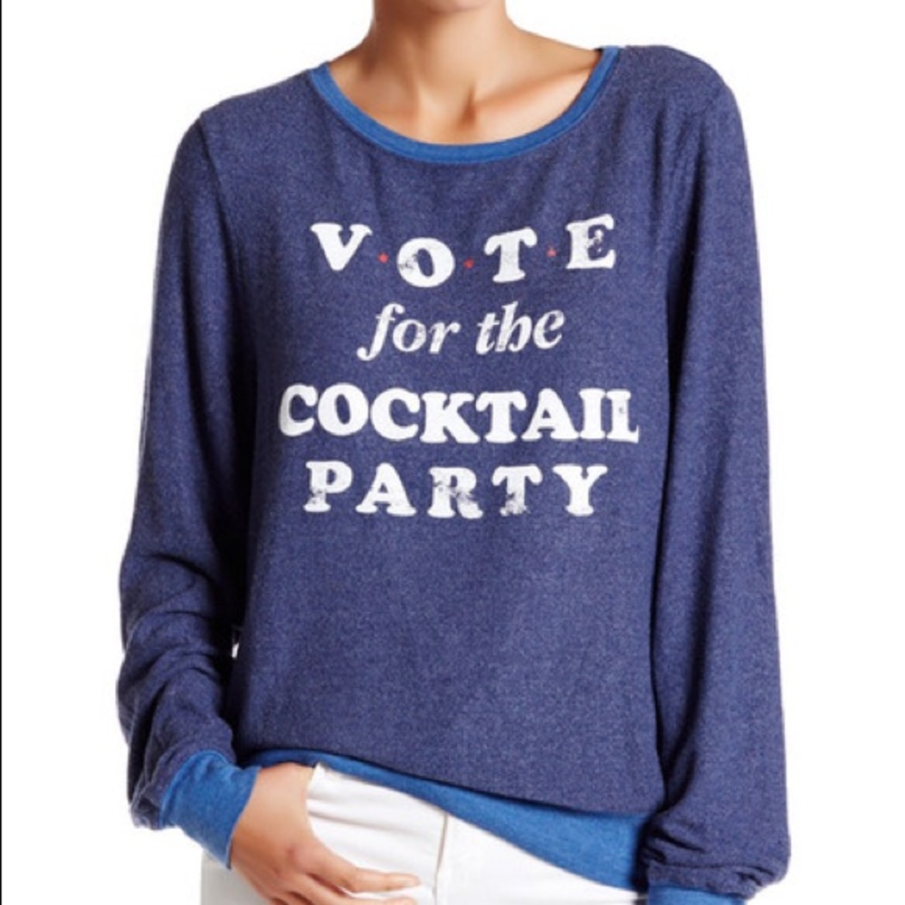 💙 WILDFOX Vote for the Cocktail Party Sweatshirt